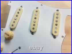 Strat Loaded Pickguard Vintage 50s A5 Style Player Grade Treble Bleed for Fender