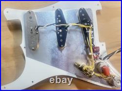 Strat Loaded Pickguard Vintage 50s A5 Style Player Grade Treble Bleed for Fender