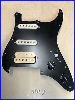 Strat Pickguard Loaded with DiMarzio Pickups AT-1 Area 61 True Velvet Xtras