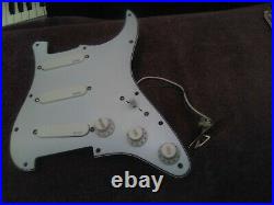 Strat Style EMG-SA Loaded Pickguard/ Mint Condition / Original Owner / 11 Hole