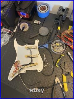 Stratocaster Loaded Pick guard with Lipstick Tube Alnico 5 Pickups
