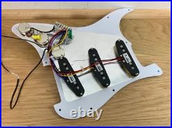 Stratocaster Loaded Pickguard Assembly Wired Fleor Pickups Red Tortoise Vintage