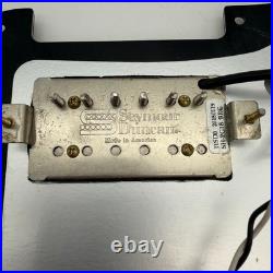 Stratocaster Loaded Pickguard Duncan Pearly Gates SSL-7 bplg603