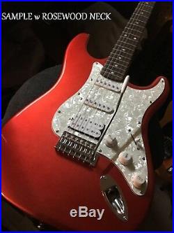 Stratocaster Style HSS Loaded Strat Body Candy Apple Red w Pearl Pickguard