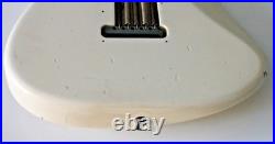 Stratocaster Style Relic Body. White. Black pickguard. Loaded #3314