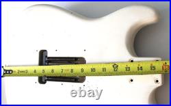 Stratocaster Style Relic Body. White. Black pickguard. Loaded #3314