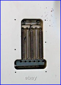 Stratocaster Style Relic Body. White. Black pickguard. Loaded #3314