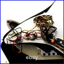 Stratocaster Style Relic Body. White. Black pickguard. Loaded #3314