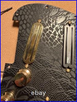 Stratocaster Upgraded Hand wired SSS Loaded Pickguard WithGold Knobs