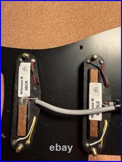 Stratocaster Upgraded Hand wired SSS Loaded Pickguard WithGold Knobs