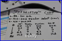 TWO WORLDS Fender Loaded Stratocaster Pickguard Hot Wired STARSHIFTERT CORE