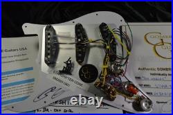 TWO WORLDS Fender Loaded Stratocaster Pickguard Hot Wired STARSHIFTERT CORE