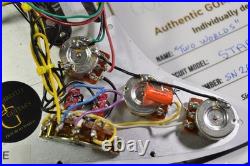 TWO WORLDS Fender Loaded Stratocaster Pickguard Hot Wired STARSHIFTERT CORE