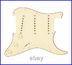 Texas Vintage 7 Way Loaded Pickguard Cream by 920D for Strat Guitars
