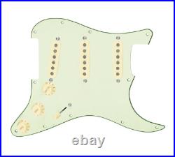 Texas Vintage Strat Guitar 5 Way Loaded Pickguard Mint Green/ Aged White by 920D