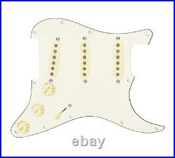 Texas Vintage Strat Guitar 5 Way Loaded Pickguard Parchment/ Aged White by 920D