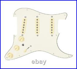 Texas Vintage Strat Guitar 7 Way Loaded Pickguard withToggle Aged White 920D