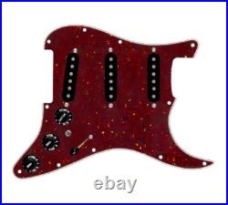 Texas Vintage Strat Guitar 7 Way Loaded Pickguard withToggle Tortoise/Black 920D