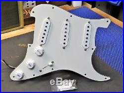 Tidewater Seymour Duncan Pickups SSL-1 LOADED PICKGUARD for Fender Strat Guitar