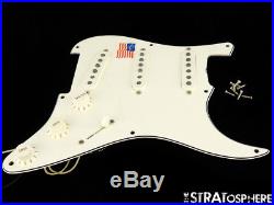 USA Fender ERIC JOHNSON Strat LOADED PICKGUARD Stratocaster Parchment 3 Ply