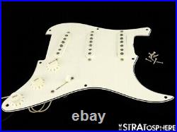 USA Fender ERIC JOHNSON Strat LOADED PICKGUARD, Stratocaster Parchment 3 Ply