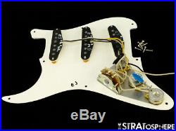 USA Fender ERIC JOHNSON Strat LOADED PICKGUARD Stratocaster Parchment 3 Ply