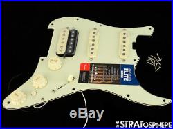USA Fender Elite HSS Shawbucker Stratocaster LOADED PICKGUARD Strat S1 Noiseless