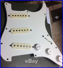 USA Fender Jeff Beck Loaded Stratocaster Pickguard Hot Noiseless Strat Pickups