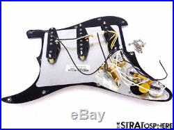 USA Texas Special Fender Strat LOADED PICKGUARD Stratocaster Prewired Black SALE