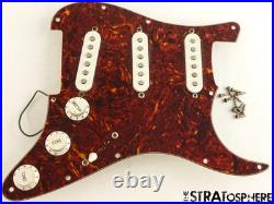USED 2008 Fender American Strat Tex Mex LOADED PICKGUARD Guitar Parts Tortoise