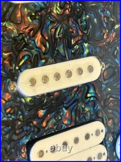 Unique colors on this Fender Stratocaster LOADED PICKGUARD Strat WIRED