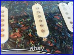 Unique colors on this Fender Stratocaster LOADED PICKGUARD Strat WIRED