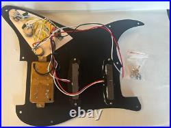 Unique colors on this Fender Stratocaster LOADED PICKGUARD Strat WIRED