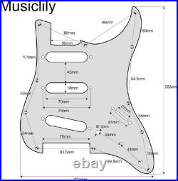 Upgrade Loaded Pickguard for Strat Electric Guitar