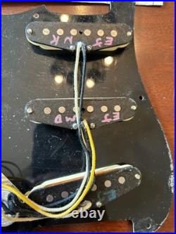 Used Fender Eric Johnson Sig Loaded Pre-Wired Strat Pickguard