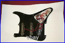Vintage 1980's Fender Lefty Loaded Squire Strat Pick Guard Loaded 2 Ply